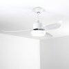 Doha Deckenventilator LED Weiß, 1-flammig, Fernbedienung