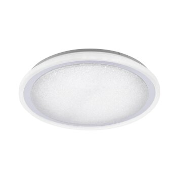 Leuchten Direkt MEDINA Deckenleuchte LED Chrom gebürstet, 1-flammig, Fernbedienung Leuchten Direkt MEDINA Deckenleuchte LED Chrom gebürstet, 1-flammig, Fernbedienung