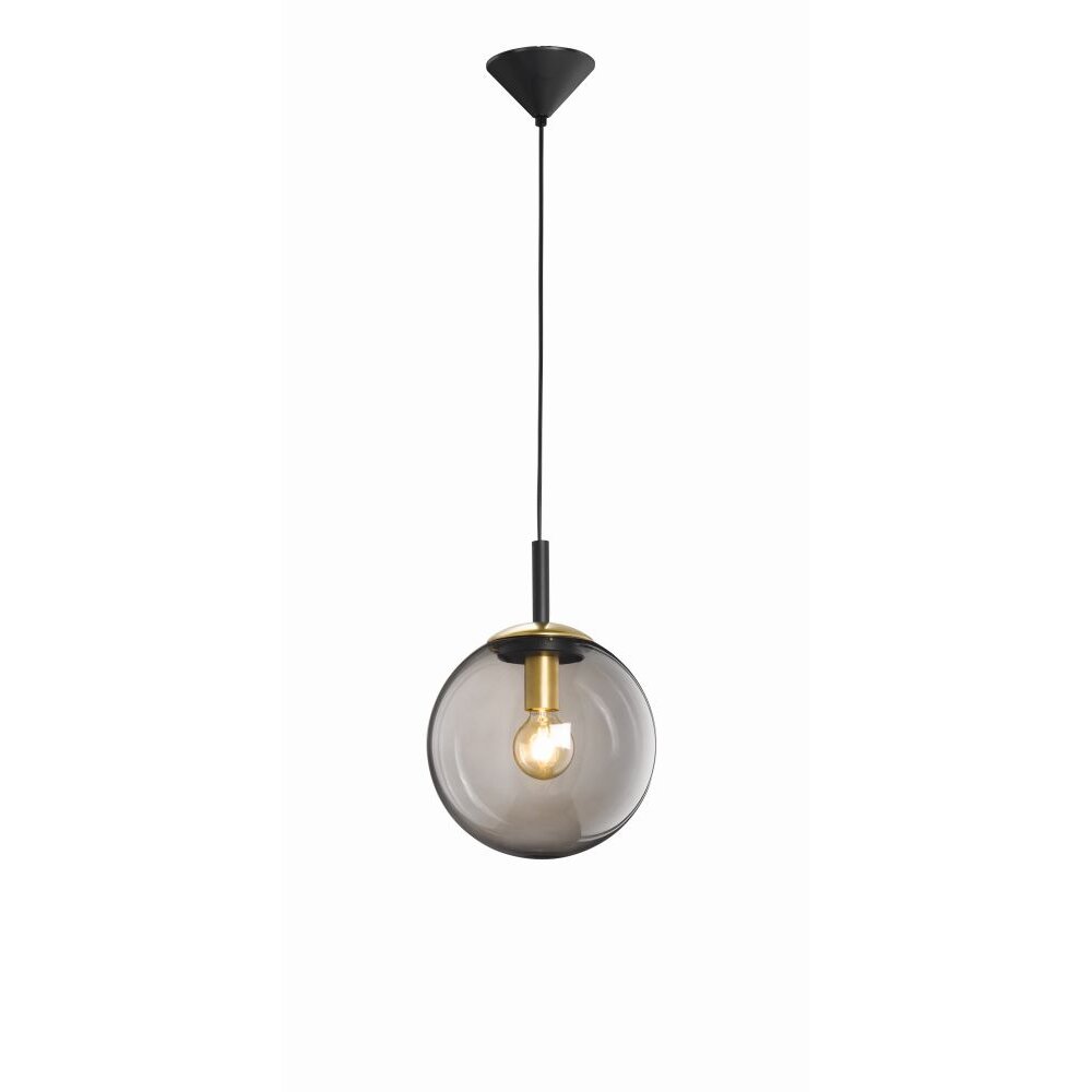 Fischer & Honsel living Dini Pendelleuchte Schwarz, 1-flammig main product photo
