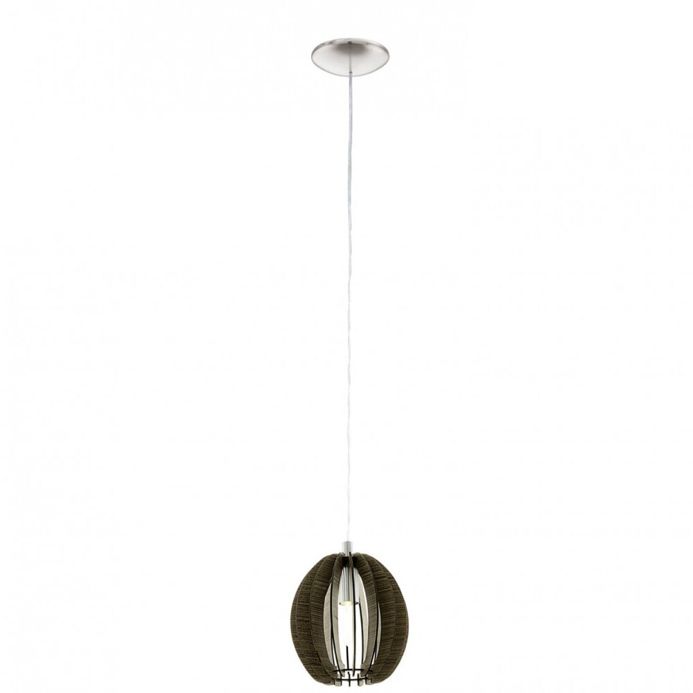 Eglo COSSANO Pendelleuchte Nickel-Matt, 1-flammig main product photo