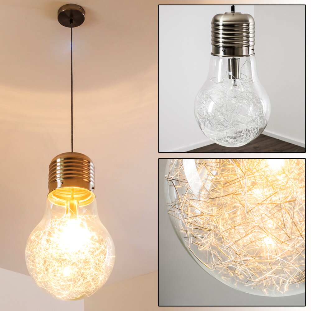 Hängeleuchte Hova Nickel-Matt, 1-flammig main product photo
