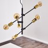Coppet Pendelleuchte Schwarz-Gold, 6-flammig Coppet Pendelleuchte Schwarz-Gold, 6-flammig