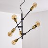 Coppet Pendelleuchte Schwarz-Gold, 6-flammig Coppet Pendelleuchte Schwarz-Gold, 6-flammig