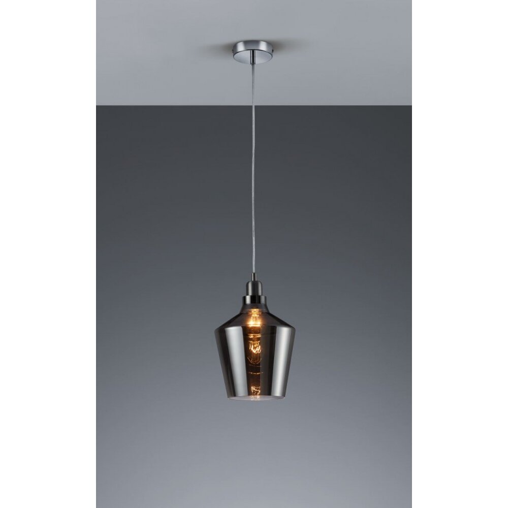 Trio Leuchten CALAIS Hängeleuchte Aluminium, 1-flammig main product photo