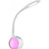 Globo TARRON Tischleuchte LED Transparent, Klar, Weiß, 3-flammig