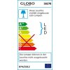 Globo TARRON Tischleuchte LED Transparent, Klar, Weiß, 3-flammig