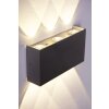 Stream Wandleuchte LED Aluminium, 6-flammig