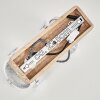 Coruna Deckenleuchte Holz hell, Weiß, 2-flammig