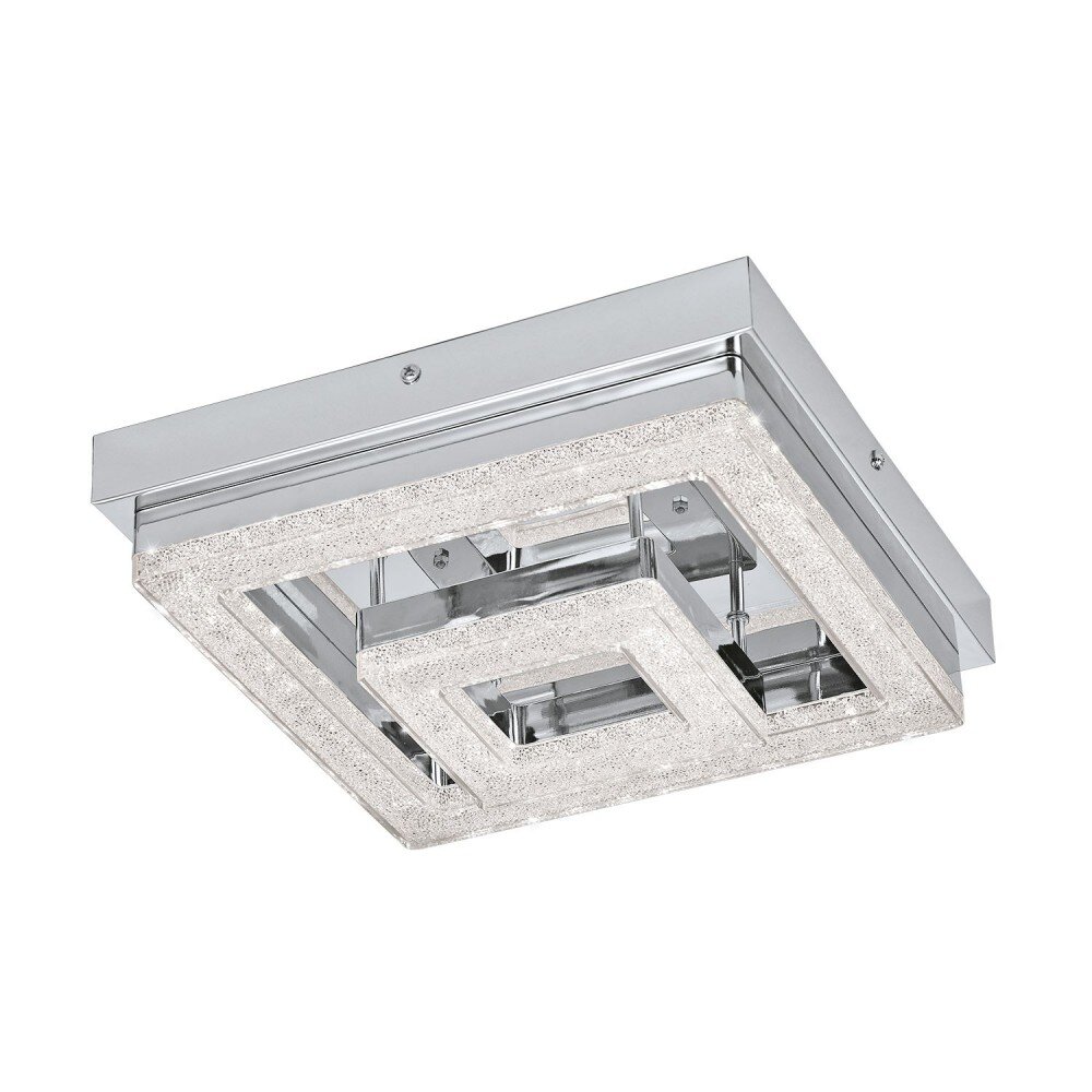 Eglo FRADELO Deckenleuchte LED Chrom, Kristalloptik, 1-flammig main product photo