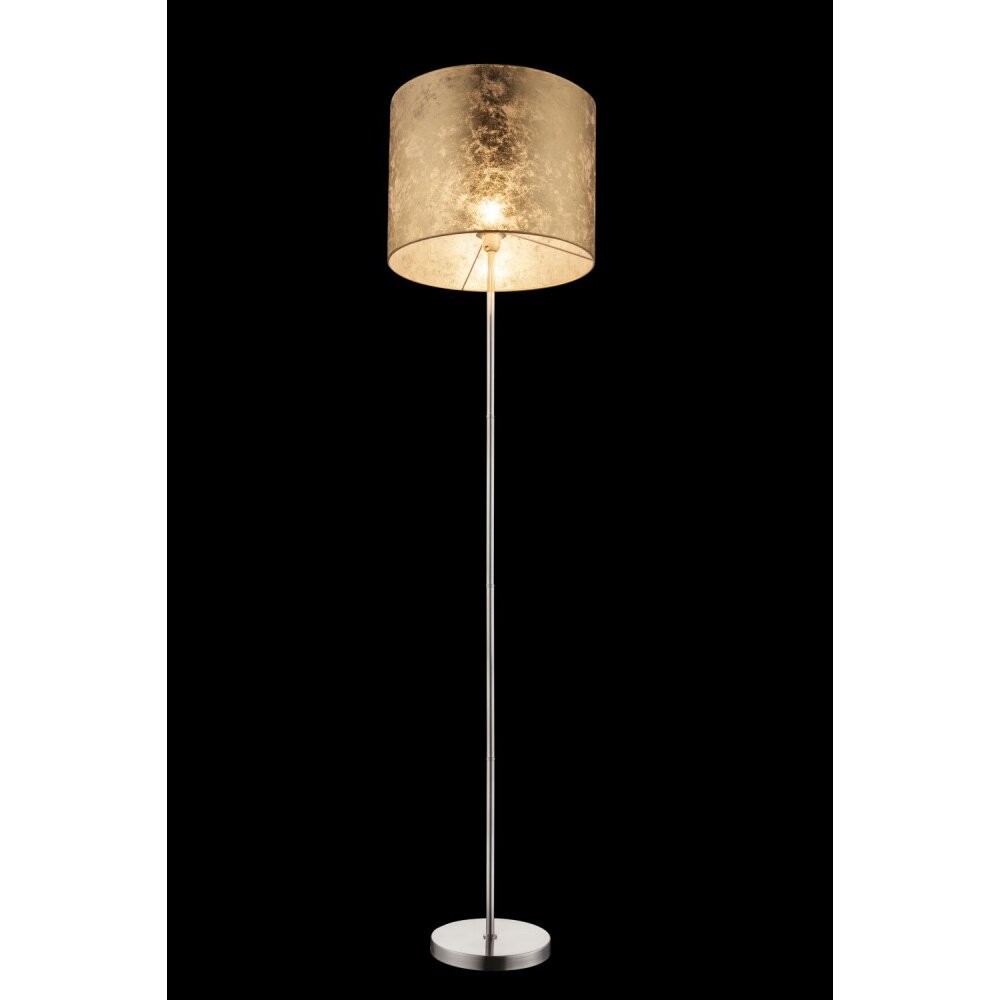 Globo AMY Stehleuchte Nickel-Matt, 1-flammig main product photo