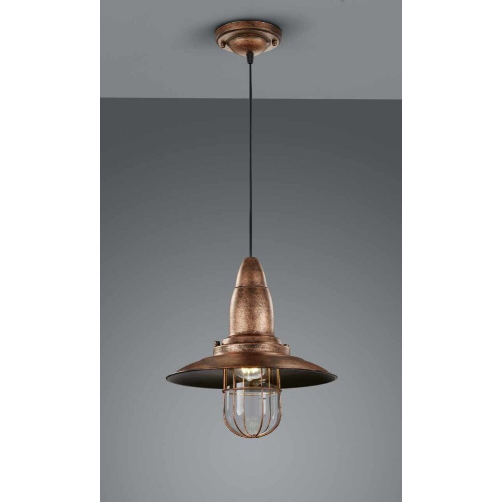 Trio Leuchten FISHERMAN Hängeleuchte Kupferfarben, 1-flammig main product photo