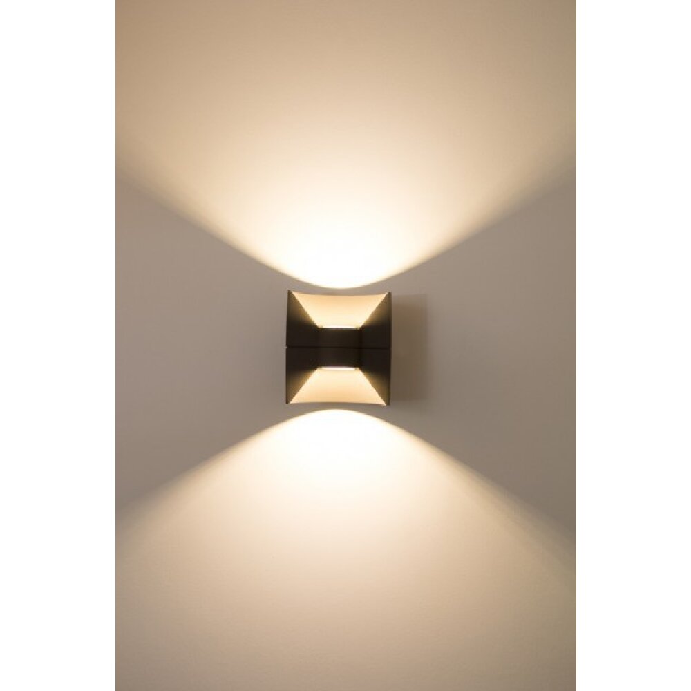 San Jose Aussenwandleuchte LED Anthrazit, 2-flammig