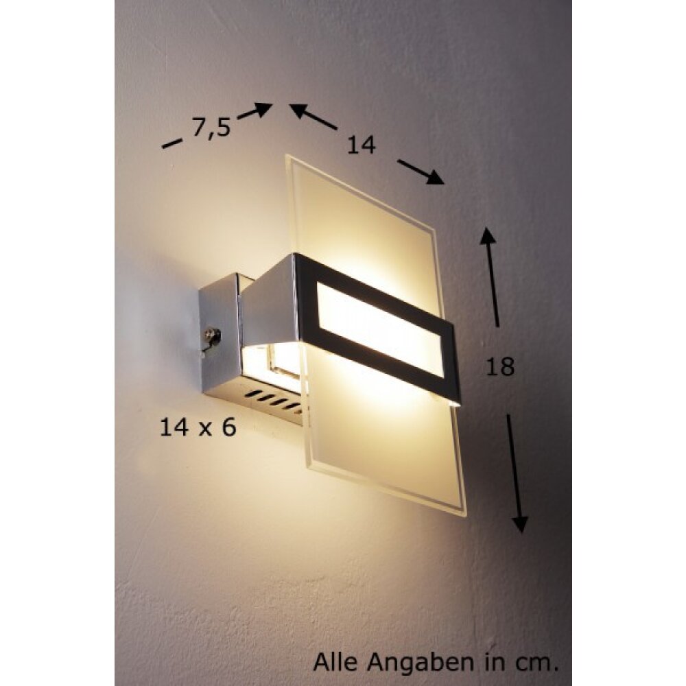 Honsel Luz Wandleuchte LED Chrom, 1-flammig main product photo