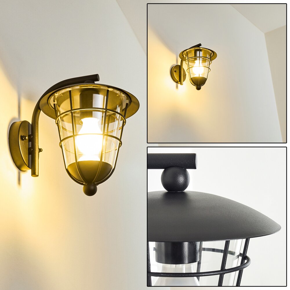 Sonvil Außenwandleuchte Schwarz, 1-flammig main product photo