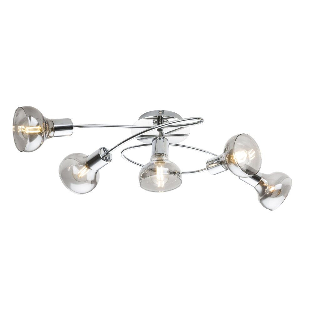Globo LOTHAR Deckenleuchte Grau, 5-flammig main product photo