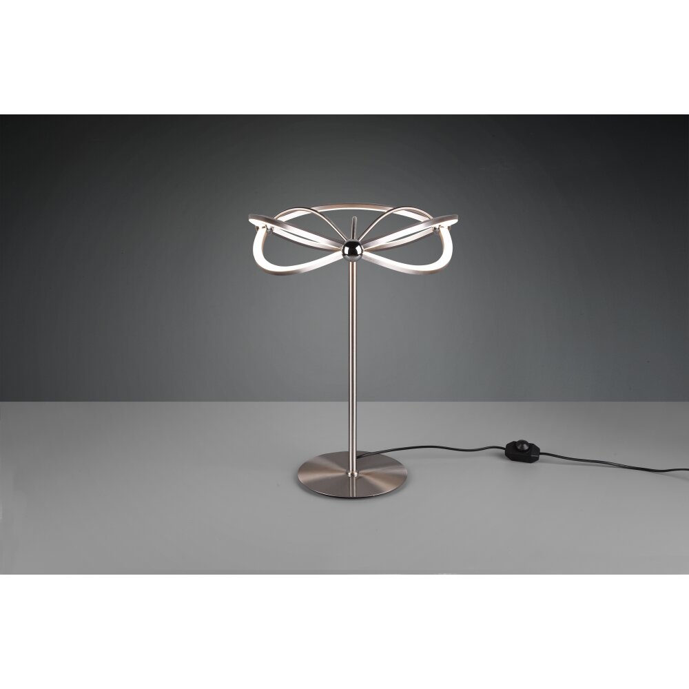Trio Leuchten Charivari Tischleuchte LED Nickel-Matt, 1-flammig main product photo