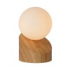 Lucide LEN Tischlampe Holz dunkel, 1-flammig Lucide LEN Tischlampe Holz dunkel, 1-flammig