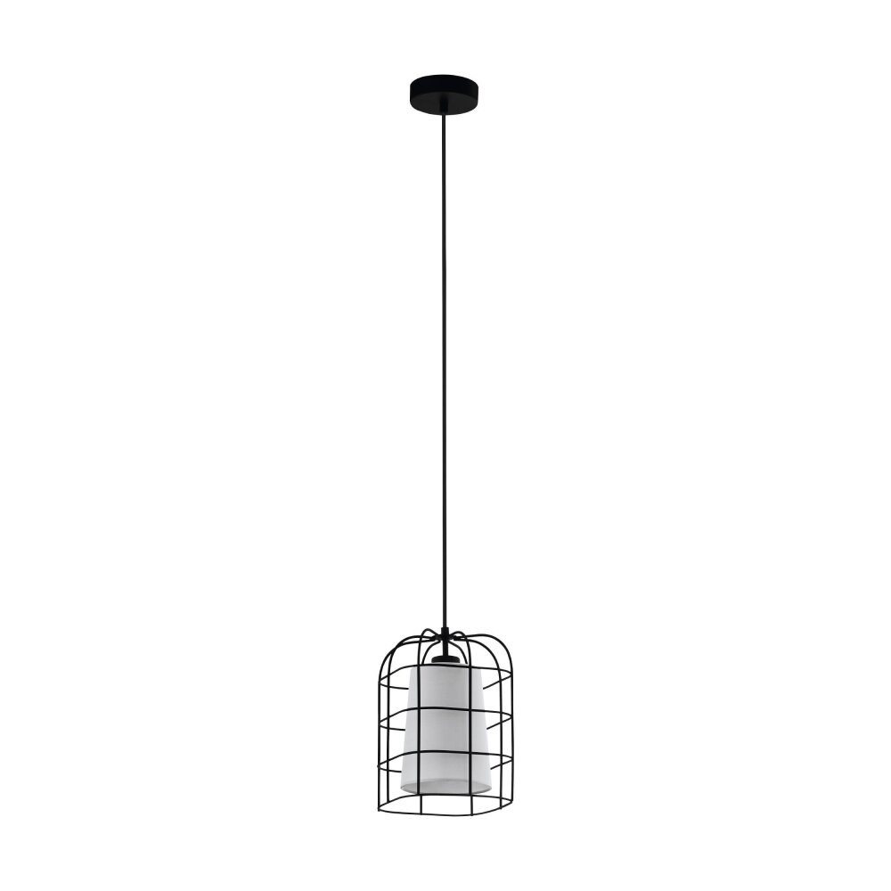 Eglo Leuchten BITTAMS Hängeleuchte Schwarz, 1-flammig main product photo