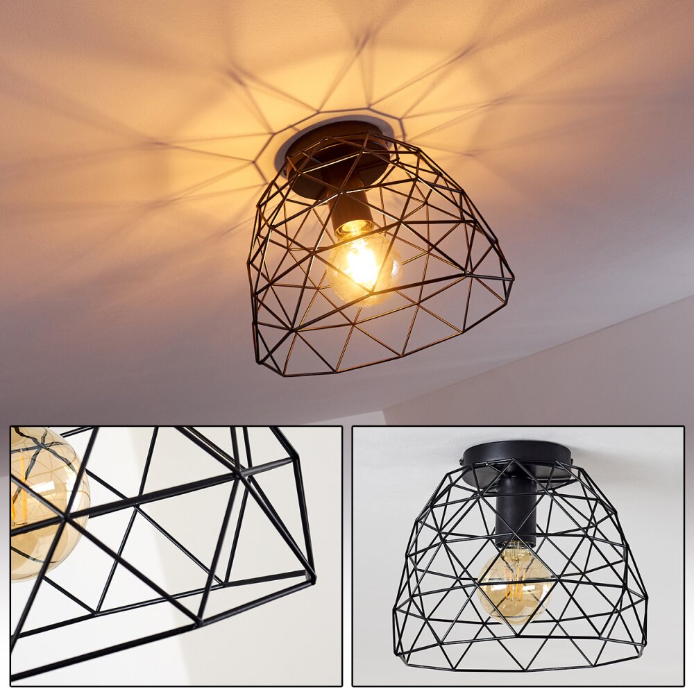 Hajom Deckenleuchte Schwarz, 1-flammig main product photo