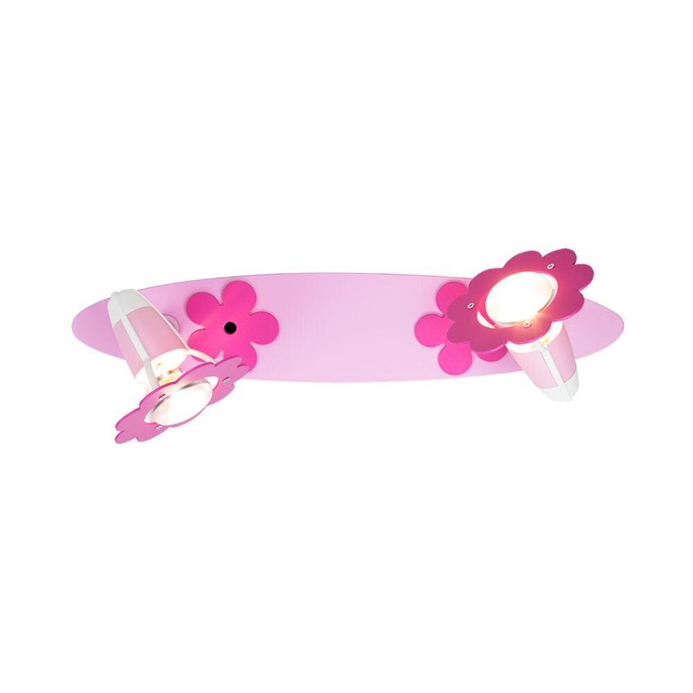 Elobra BLÜTE Leiste Pink, 2-flammig main product photo