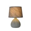 Lucide RAMZI Tischlampe Grau, 1-flammig Lucide RAMZI Tischlampe Grau, 1-flammig