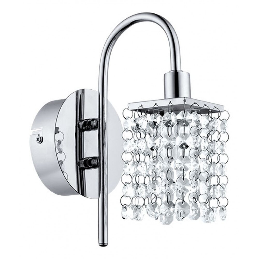 Eglo ALMONTE Wandleuchte Chrom, Kristalloptik, 1-flammig main product photo