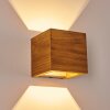 Adak Wandleuchte LED Holz dunkel, 1-flammig