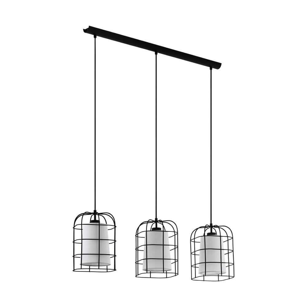 Eglo Leuchten BITTAMS Hängeleuchte Schwarz, 3-flammig main product photo