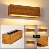 Adak Wandleuchte LED Holz dunkel, 1-flammig