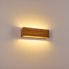 Adak Wandleuchte LED Holz dunkel, 1-flammig