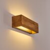 Adak Wandleuchte LED Holz dunkel, 1-flammig