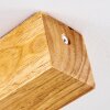 Barbengo Deckenleuchte Braun, Holz hell, Weiß, 3-flammig