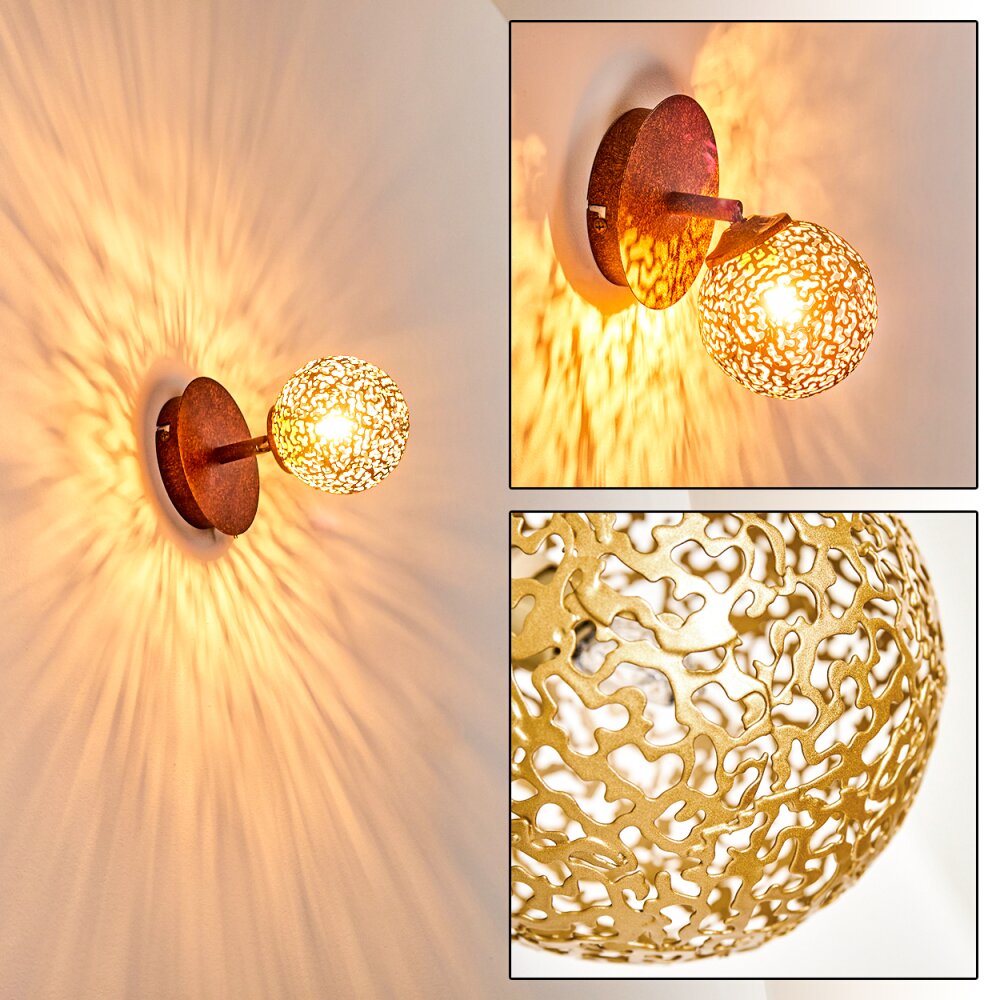 Virga Wandleuchte Rostfarben, 1-flammig main product photo