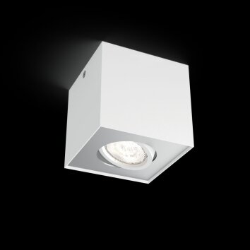 Philips Box Deckenleuchte LED Weiß, 1-flammig