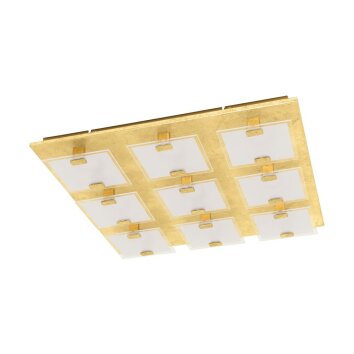 Eglo VICARO Deckenleuchte LED Gold, 9-flammig