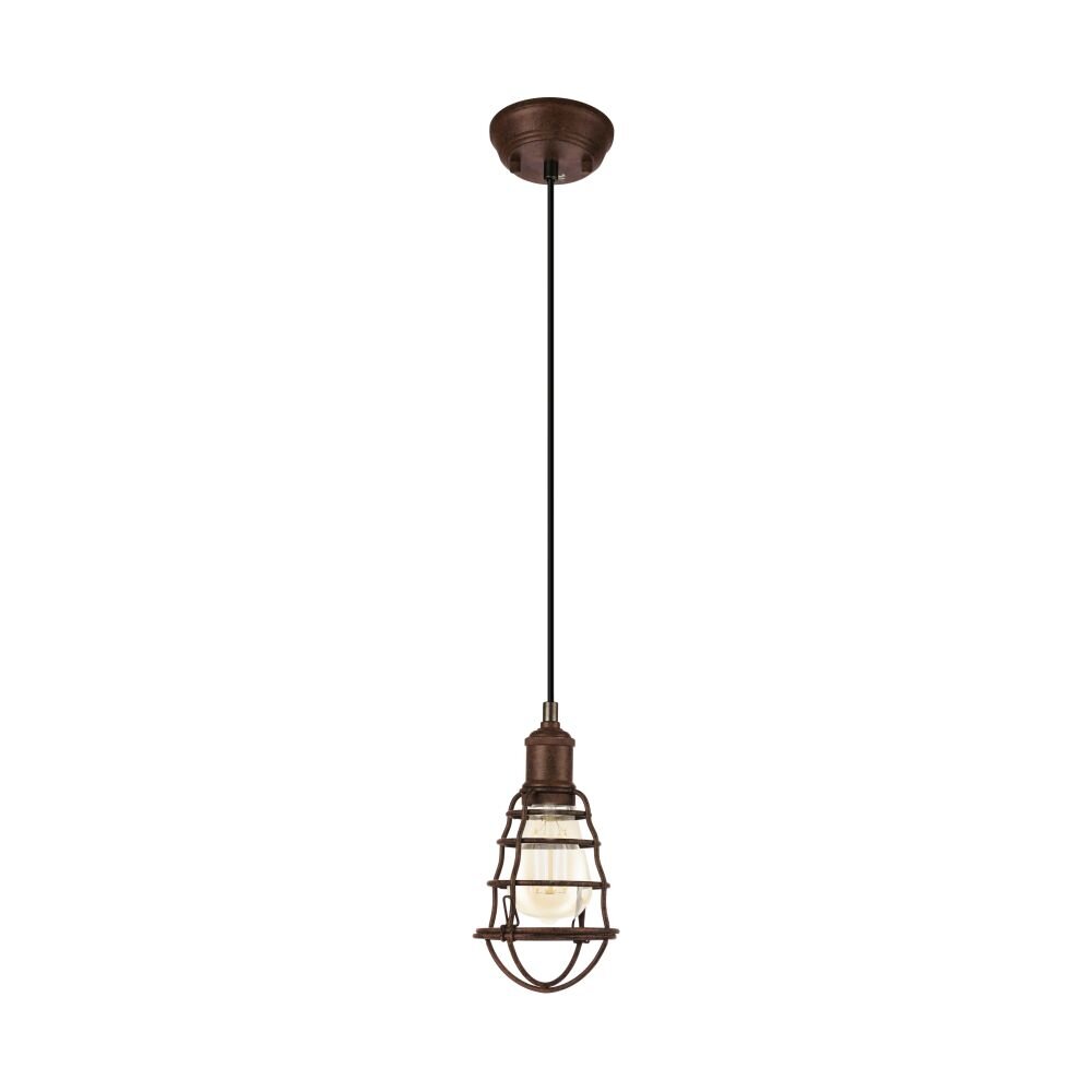 Eglo PORT SETON Hängeleuchte Dunkelbraun, 1-flammig main product photo
