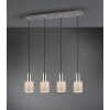 Trio Leuchten Wailer Pendelleuchte LED Nickel-Matt, 4-flammig