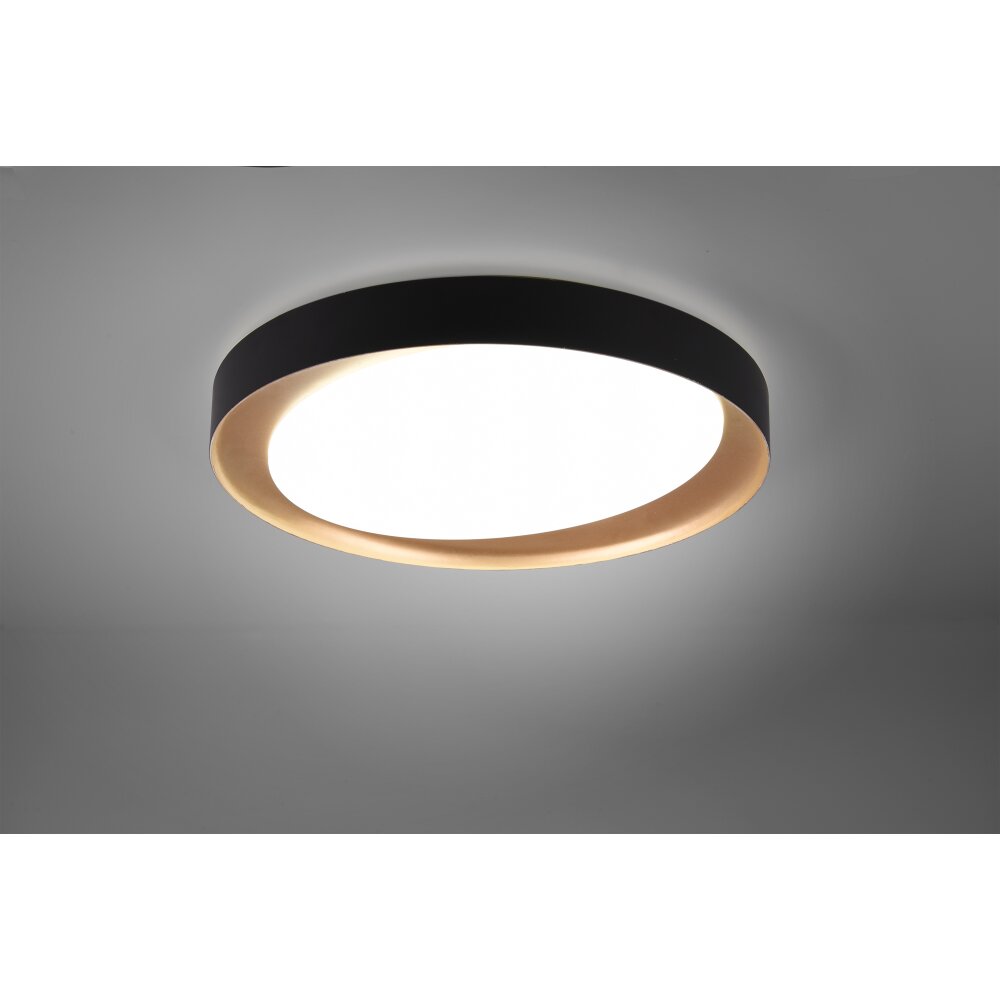 Reality Zeta Deckenleuchte LED Schwarz, 1-flammig, Fernbedienung main product photo