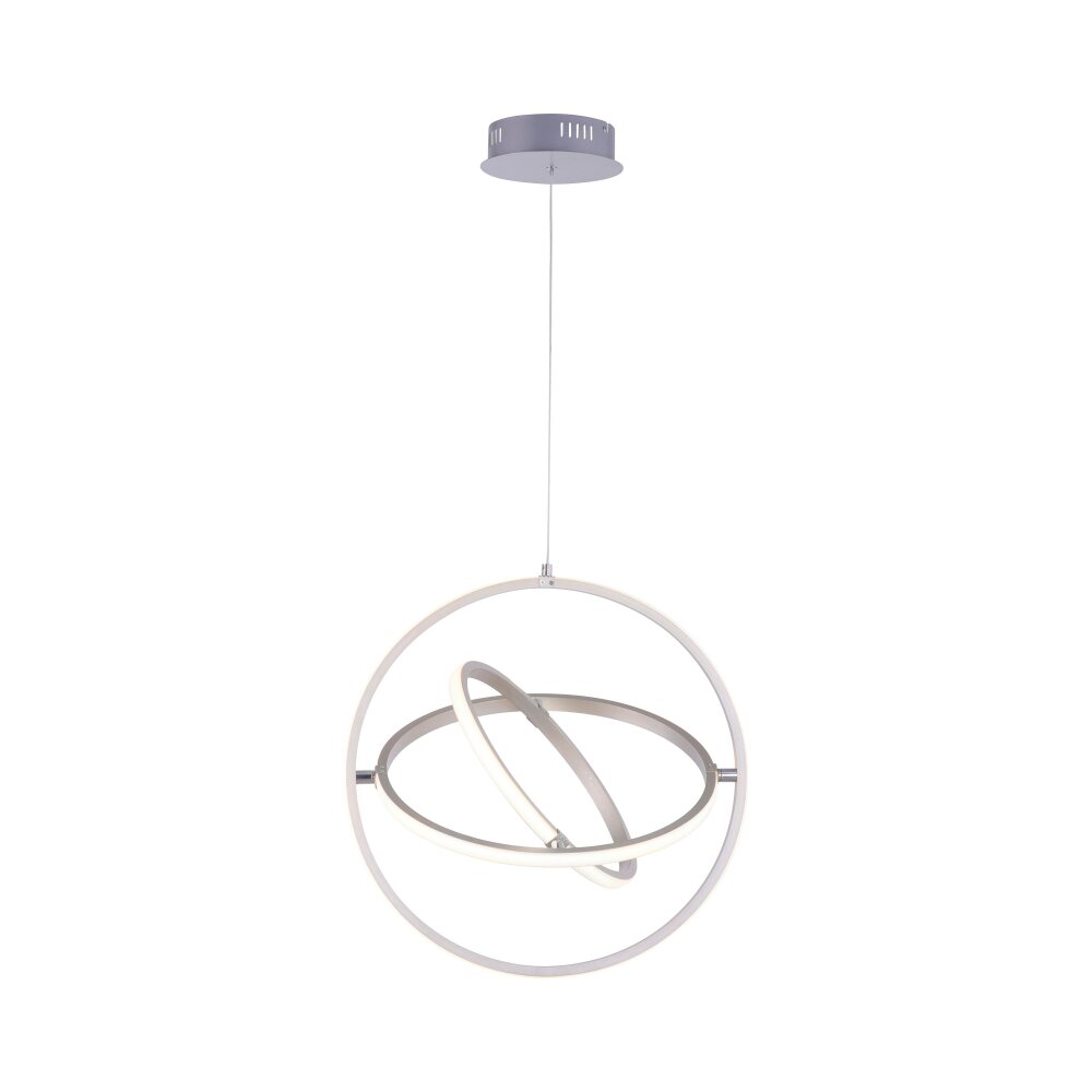 Leuchten Direkt JELLA Pendelleuchte LED Nickel-Matt, 3-flammig main product photo