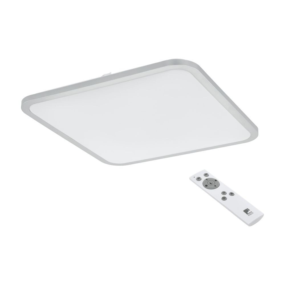 EGLO COGOLETO Deckenleuchte LED Silber, Weiß, 1-flammig, Fernbedienung main product photo
