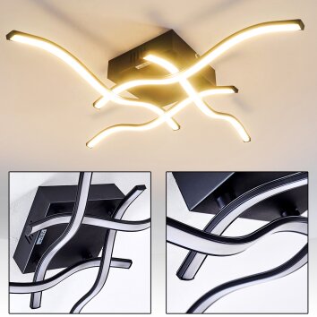 Voltti Deckenleuchte LED Schwarz, 4-flammig Voltti Deckenleuchte LED Schwarz, 4-flammig