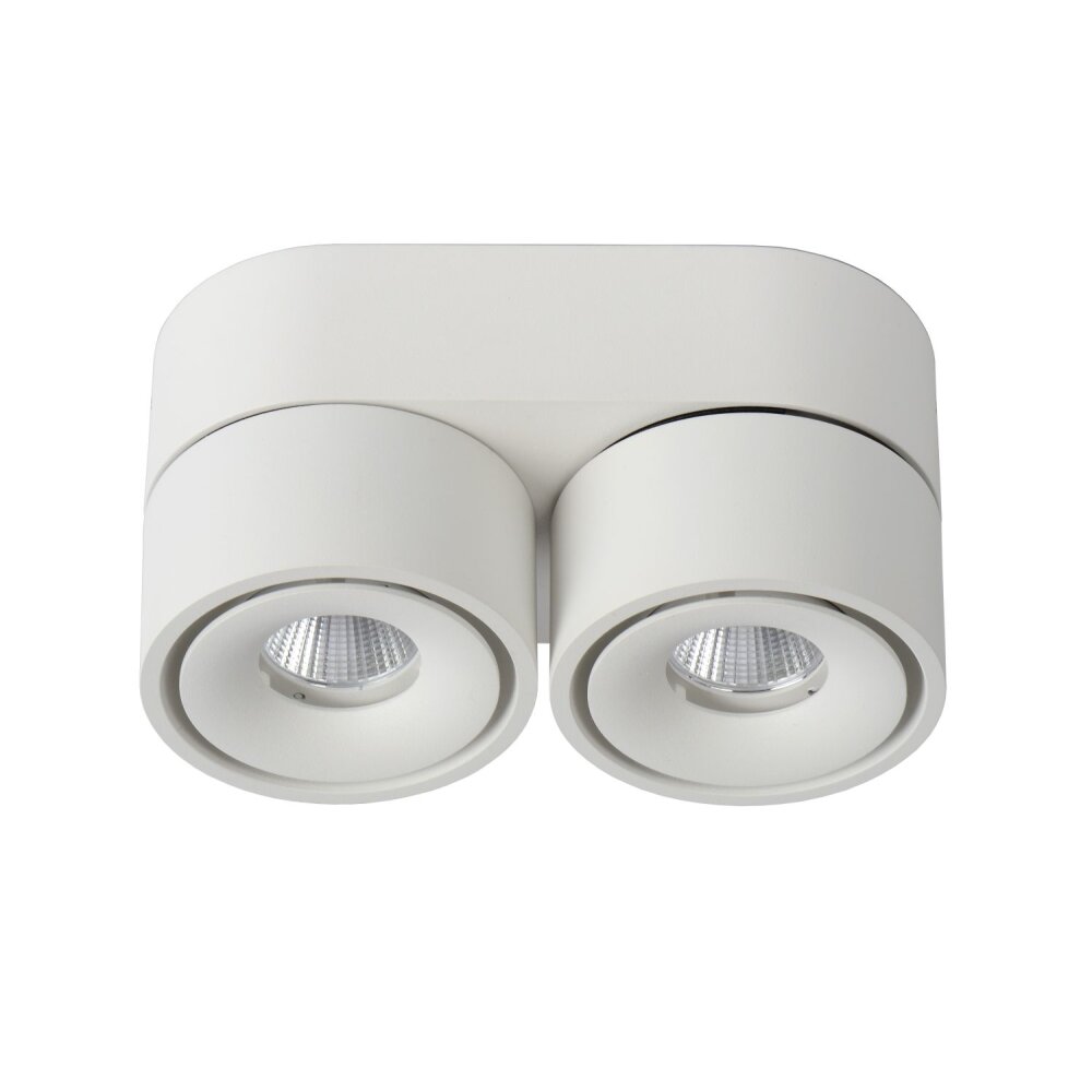 Lucide YUMIKO Deckenspot LED Weiß, 2-flammig