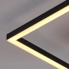 Alsterbro Deckenleuchte LED Schwarz, 1-flammig, Fernbedienung