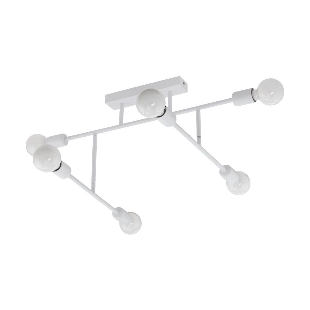 Eglo BELSIANA Deckenleuchte Weiß, 6-flammig main product photo
