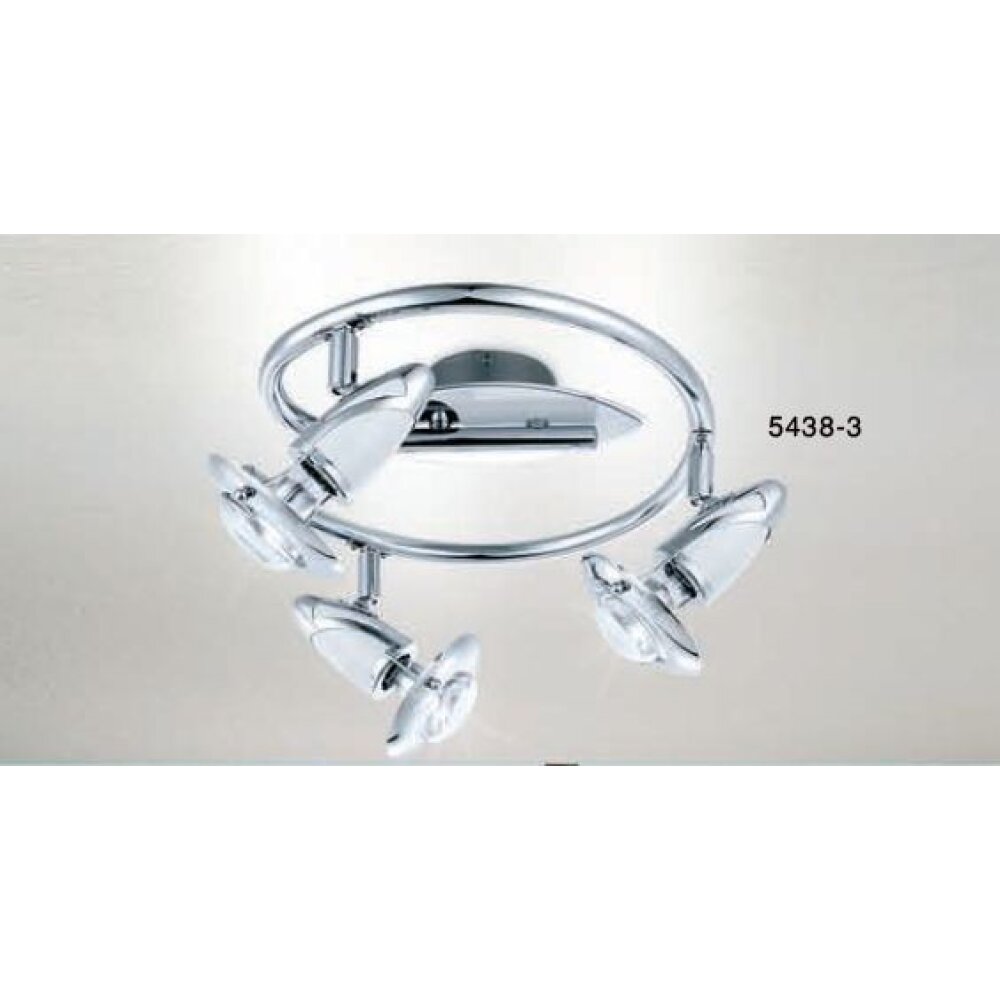Globo LORD Strahler Chrom, Edelstahl, 3-flammig main product photo