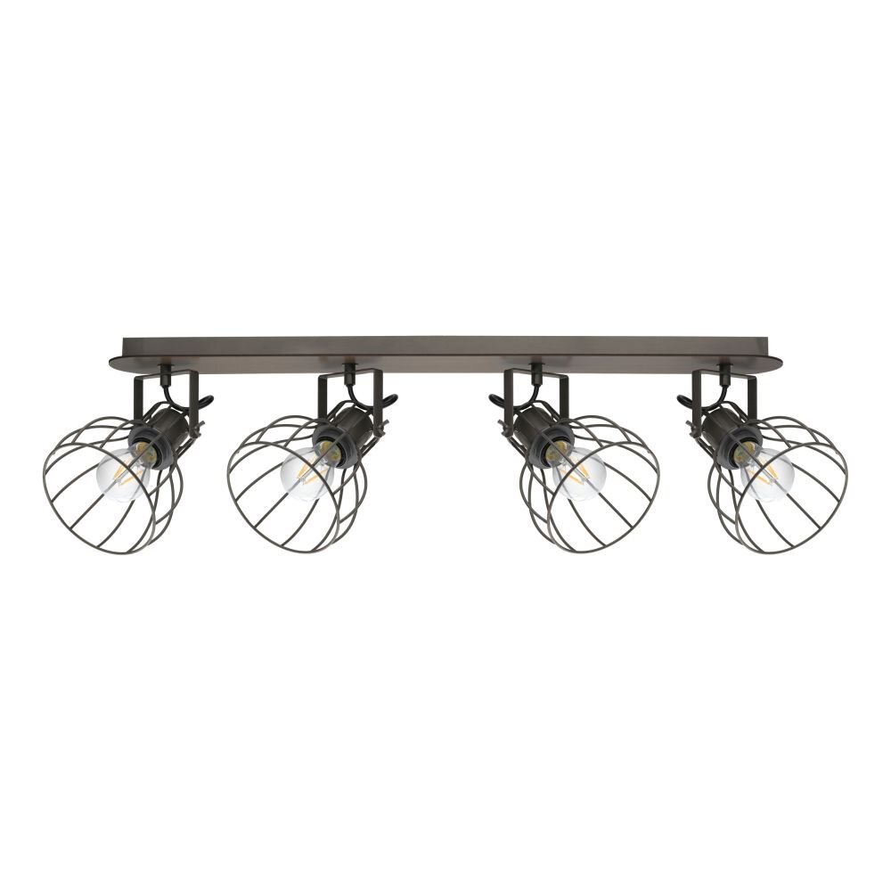 EGLO SAMBATELLO Deckenspot Braun, Silber, 4-flammig main product photo