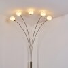 Nikkala Bogenlampe Nickel-Matt, 5-flammig