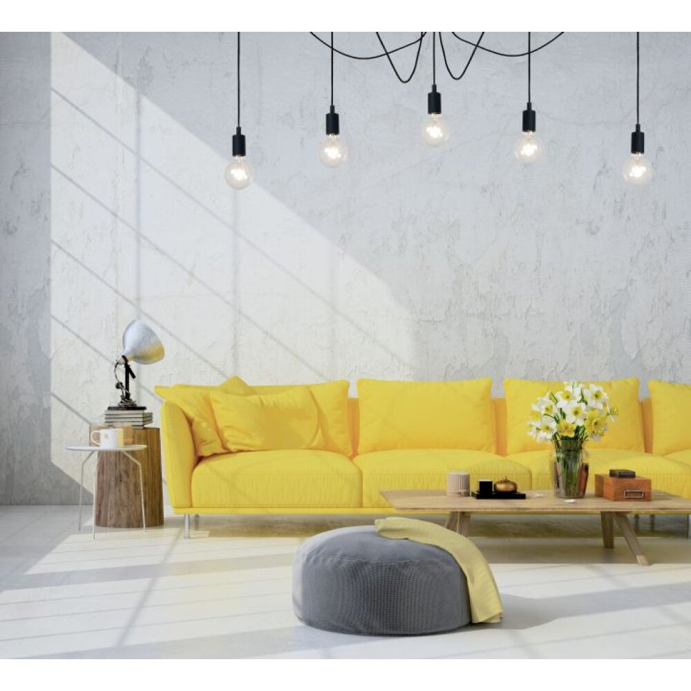 Lucide FIX MULTIPLE Pendelleuchten Schwarz, 5-flammig main product photo