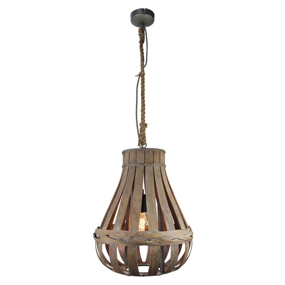 Brilliant Kaminika Pendelleuchte Braun, 1-flammig main product photo