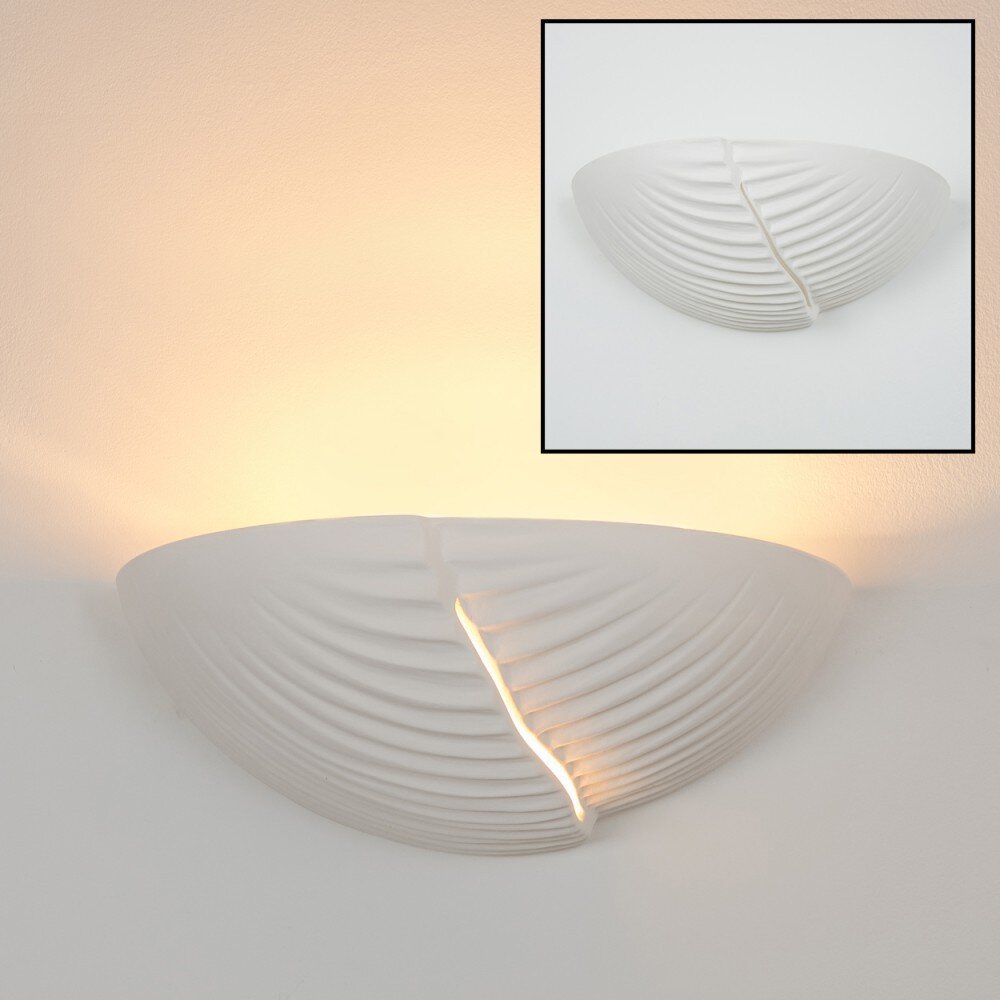 Garessio Wandleuchte Weiß, 1-flammig main product photo